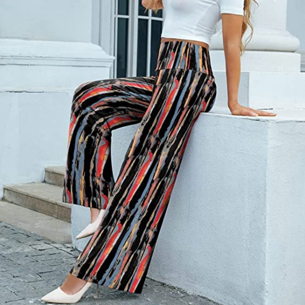 Arolina Women's Stretchy Wide Leg Palazzo Lounge Pants Casual Comfy High Waist